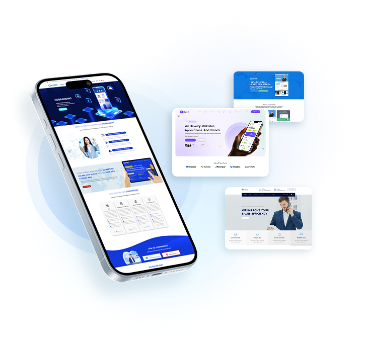 Mẫu thiết kế landing page chuyên nghiệp của VinPartner
